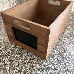 Mainstays Brown Wooden Crate